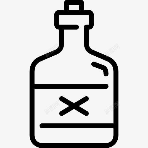 朗姆酒图标png_新图网 https://ixintu.com 瓶 酒 酒精 酒精饮料 食品 食品和餐厅