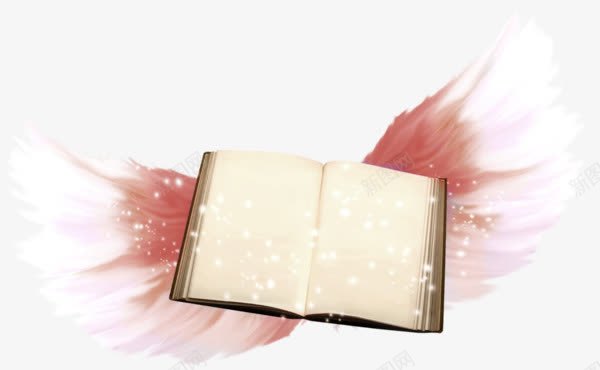 一本旧书png免抠素材_新图网 https://ixintu.com 手绘 梦幻 红色 面纱