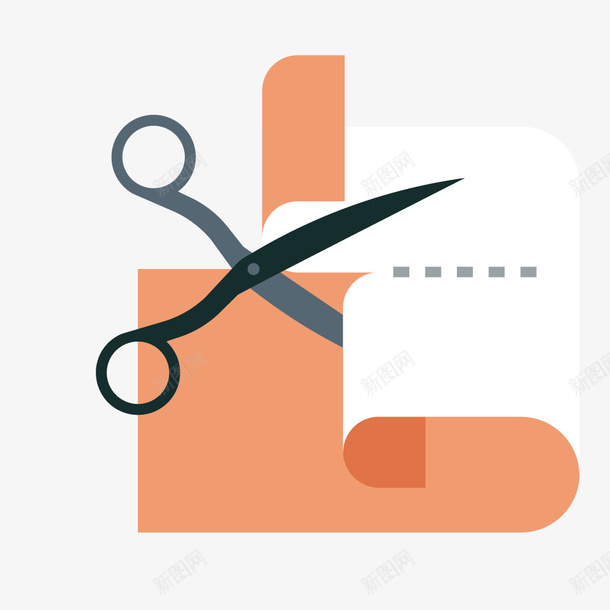 手绘剪刀剪开剪纸图标png_新图网 https://ixintu.com app裁切图标 剪刀 剪开 剪开图标 剪纸 剪纸图标 手绘剪刀 裁切图标