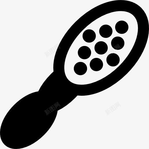 一方面梳理图标png_新图网 https://ixintu.com 发型 复古 复古的 头发刷 旧的 梳子