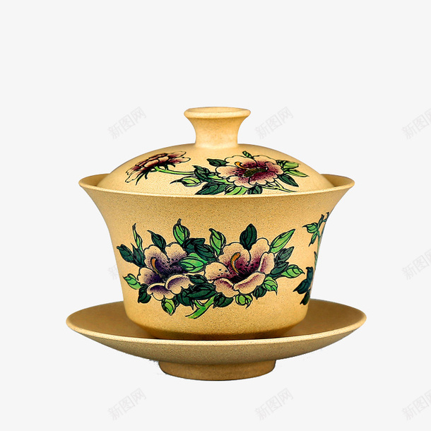 手绘功夫茶具png免抠素材_新图网 https://ixintu.com 产品实物图 功夫茶具 套装 手绘 陶瓷