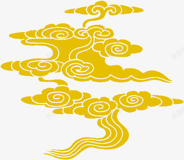 云图案png免抠素材_新图网 https://ixintu.com 中国风 云图案 装饰