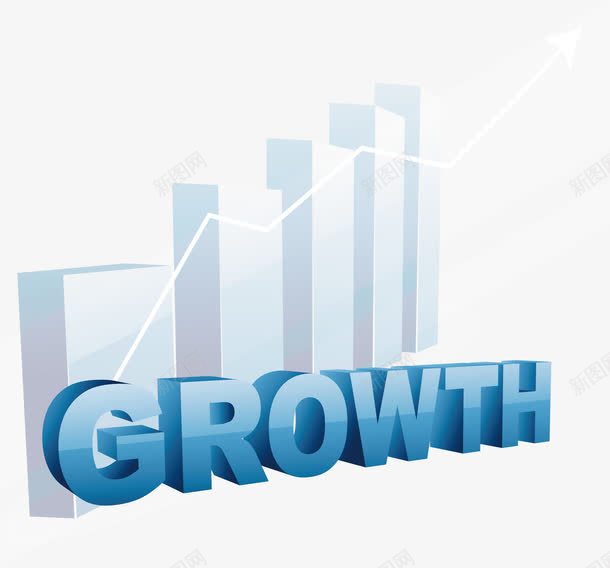 增长的箭头png免抠素材_新图网 https://ixintu.com growth 价格箭头 价格趋势 增长箭头 矢量png 蓝色增长