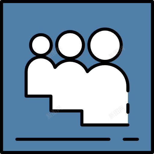 聚友网图标png_新图网 https://ixintu.com 微软 标志 标识 社交媒体 社交网络 聚友网