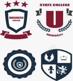 大学logo矢量图素材