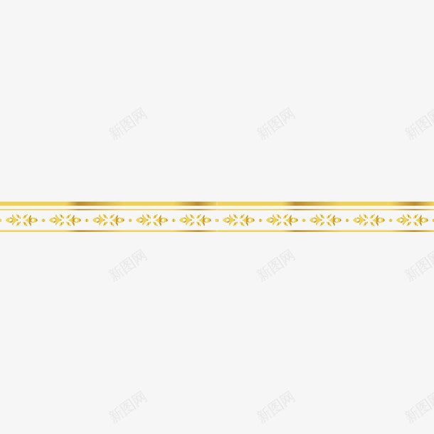 金色丝带png免抠素材_新图网 https://ixintu.com 丝带 装饰图 金丝带 金色丝带
