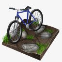 骑山地自行车图标png_新图网 https://ixintu.com biking cycling mountain sport 体育运动 山 骑自行车