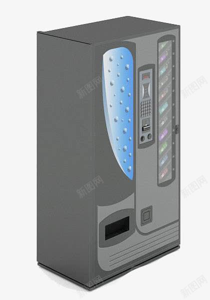卡通手绘自动售货机png免抠素材_新图网 https://ixintu.com 侧面图 素材 自动售货机 设计 饮料店卡通 高清