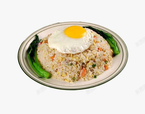 鸡蛋可口火腿炒饭png免抠素材_新图网 https://ixintu.com 可口 好吃 家常菜 火腿炒饭 粒粒分明 青菜 香喷喷 鸡蛋
