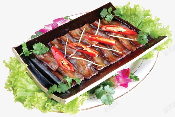 瓦片鳝鱼png免抠素材_新图网 https://ixintu.com 产品实物 红椒 菜品 菜肴 食品餐饮 食物 鳝鱼