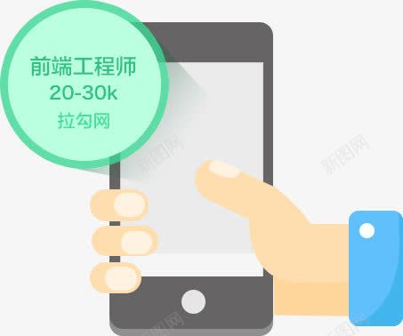 扁平化手机元素png免抠素材_新图网 https://ixintu.com 元素 扁平 手机