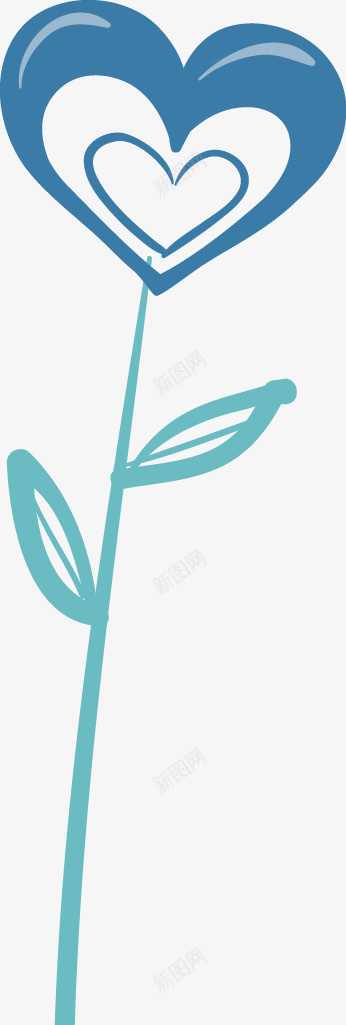 爱心花矢量图ai免抠素材_新图网 https://ixintu.com 传统花纹 婚礼 花纹 花边 装饰花纹 角花 矢量图