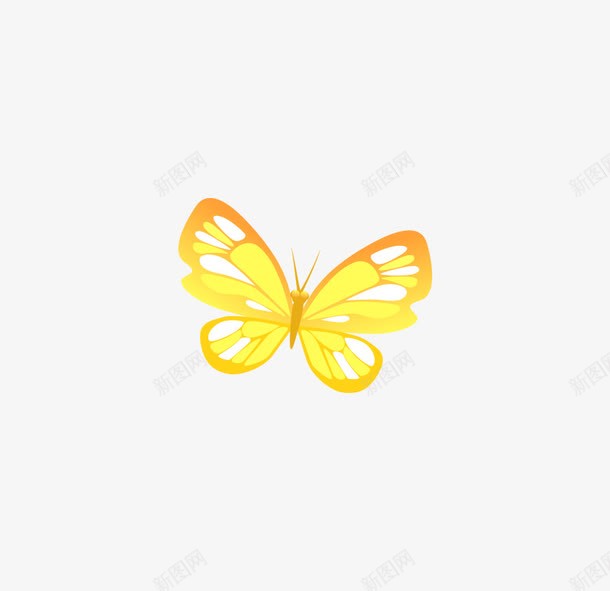 黄色的蝴蝶png免抠素材_新图网 https://ixintu.com 彩蝶 粉蝶 花蝴蝶 蝴蝶 黄蝶