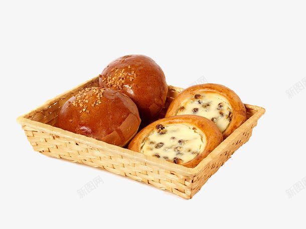 西式点心png免抠素材_新图网 https://ixintu.com 拍摄 盘子 葡挞 面包 饮食点心