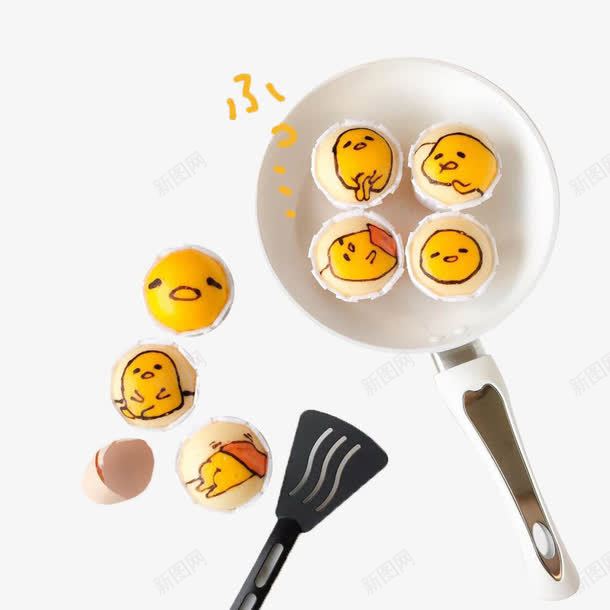 卡通图案的点心摆盘png免抠素材_新图网 https://ixintu.com 卡通图案 可爱 摆盘 摆盘花 点心 白盘子 蛋壳 饮食点心 黄色