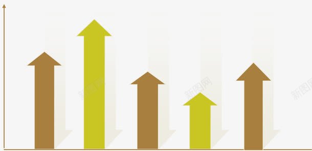 箭头柱状图png免抠素材_新图网 https://ixintu.com 分析 总结 数据图表 柱状图 箭头