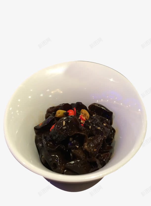爽口黑木耳png免抠素材_新图网 https://ixintu.com 小吃 熟食 爽口黑木耳 美食