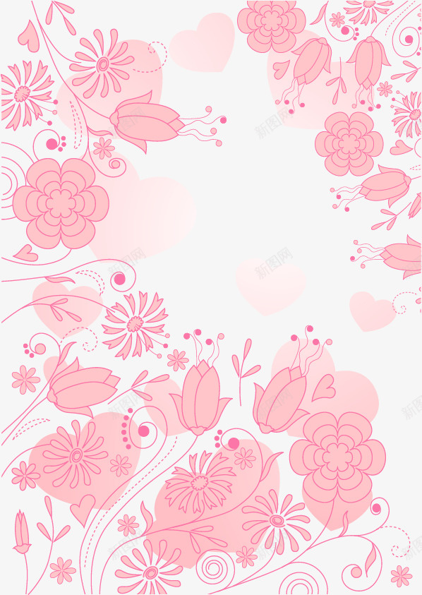 卡通花纹底纹矢量图ai免抠素材_新图网 https://ixintu.com 卡通 底纹 花纹 矢量图