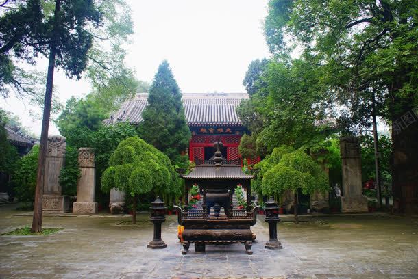 树木树叶古建筑庙jpg设计背景_新图网 https://ixintu.com 古建筑 树叶 树木