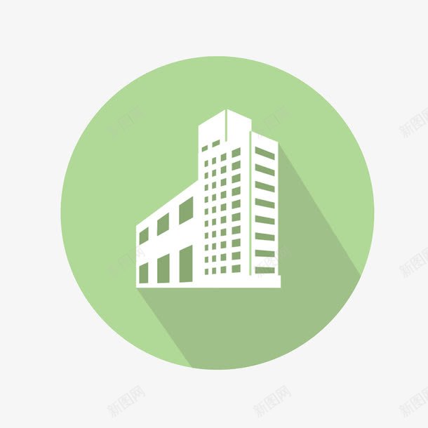 卡通建筑png免抠素材_新图网 https://ixintu.com MG动画 ppt 几何房子 可爱 平面建筑 房子 扁平化 简约