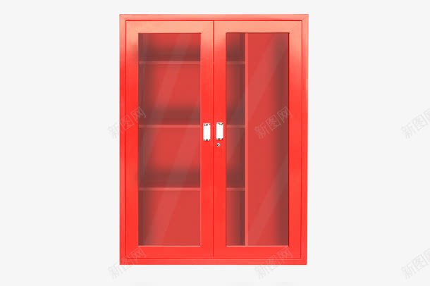 微型消防站应急柜png免抠素材_新图网 https://ixintu.com 应急柜 微型 消防 红色
