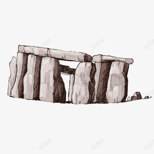 奇迹巨石阵png免抠素材_新图网 https://ixintu.com 古建筑 巨石建筑 巨石阵