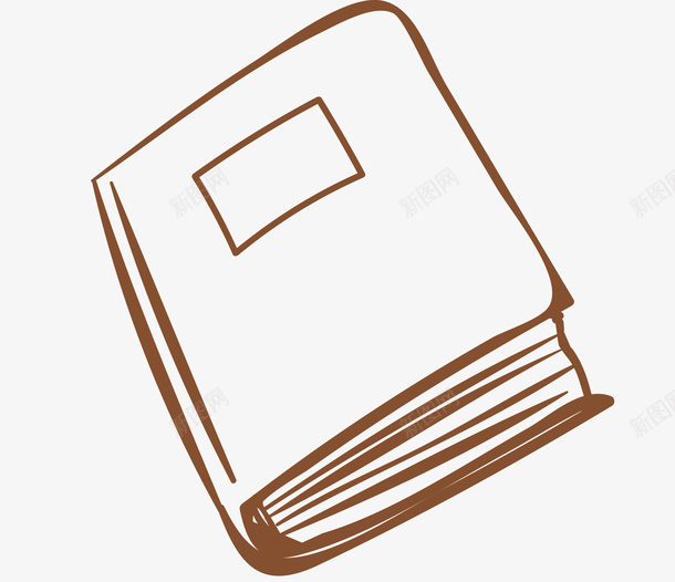 红色简笔立体书籍矢量图eps免抠素材_新图网 https://ixintu.com 书籍 矢量书籍 立体 红色简笔 矢量图