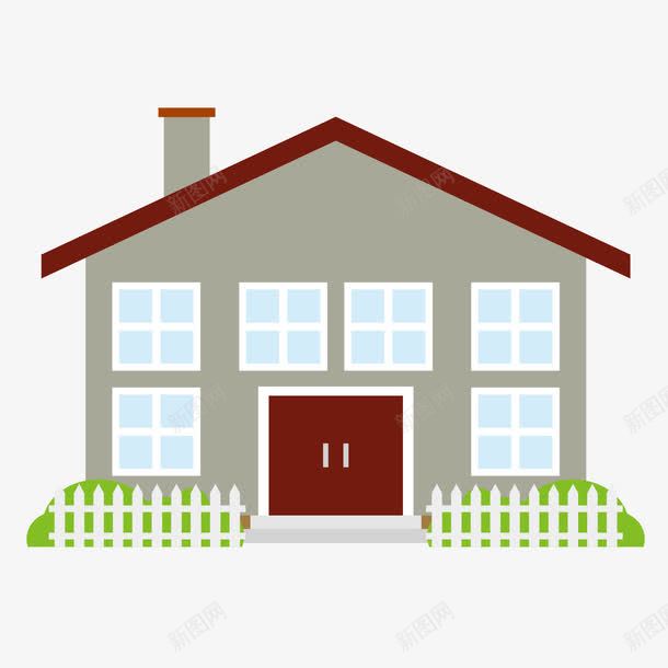 卡通装饰扁平化屋子图标png_新图网 https://ixintu.com 卡通屋子 屋子 屋子png 屋子图标 房子 扁平化屋子装饰 矢量屋子