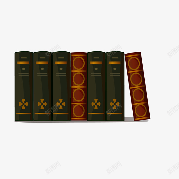 卡通书本书籍矢量图ai免抠素材_新图网 https://ixintu.com 书本 书籍 卡通 图书馆 复古 阅读改变人生 矢量图
