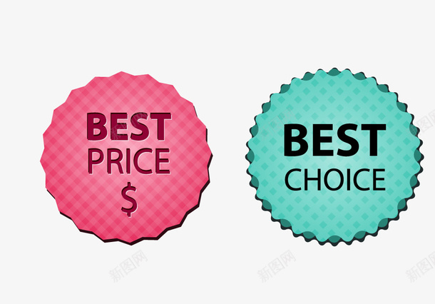 高质量边框矢量图eps免抠素材_新图网 https://ixintu.com bes best choice tprice 矢量标签 红色边框 绿色标签 高质量边框 矢量图