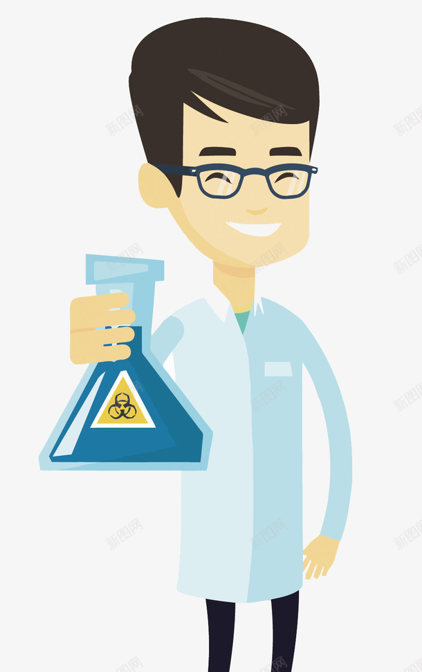扁平化科学家矢量图eps免抠素材_新图网 https://ixintu.com 化学 卡通 实验 手绘 矢量科学家 科学家 科学家PNG矢量图 科学家免扣PNG图 矢量图