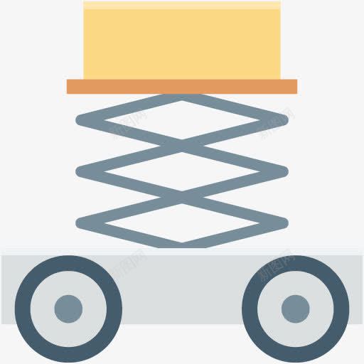 手绘弹簧车png免抠素材_新图网 https://ixintu.com 手绘画 灰色 矢量装饰 装饰