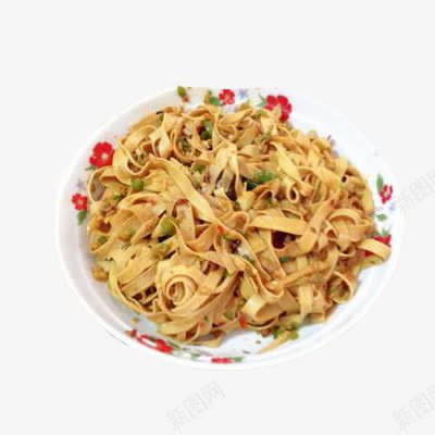 香辣豆皮png免抠素材_新图网 https://ixintu.com 凉拌 干豆腐丝 白色 豆腐皮 辣
