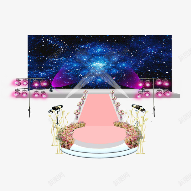 时尚婚礼场景psd免抠素材_新图网 https://ixintu.com 婚礼免抠素材 婚礼场景 时尚婚礼场景 梦幻婚礼 简约婚礼