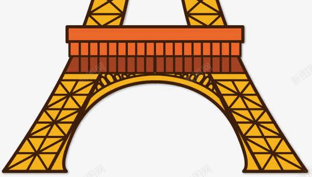 水彩埃菲尔铁塔矢量图ai免抠素材_新图网 https://ixintu.com 埃菲尔铁塔 建筑 旅游 景点 法国 设计 矢量图