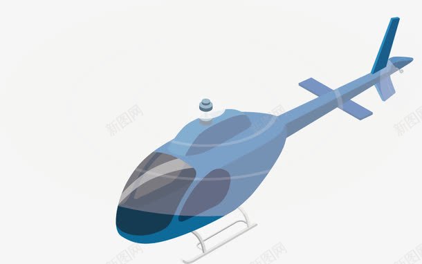直升飞机png免抠素材_新图网 https://ixintu.com 交通工具 扁平化 直升飞机