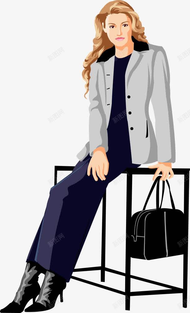 高挑身材模特png免抠素材_新图网 https://ixintu.com 包包 模特 苗条的女生 身材 高挑