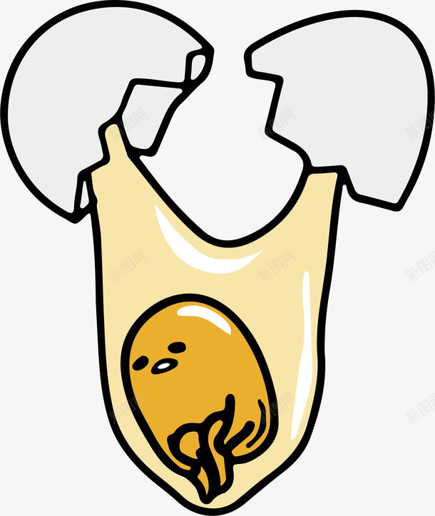 手绘破壳鸡蛋图案png免抠素材_新图网 https://ixintu.com 图案 手绘 破壳 裂开的鸡蛋 鸡蛋