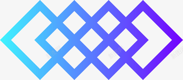 时尚渐变几何线条装饰矢量图ai免抠素材_新图网 https://ixintu.com 几何 几何线条 创意 时尚渐变 渐变 矢量图