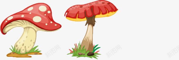 蘑菇彩色真菌可爱卡通png免抠素材_新图网 https://ixintu.com 卡通 可爱 彩色 真菌 蘑菇