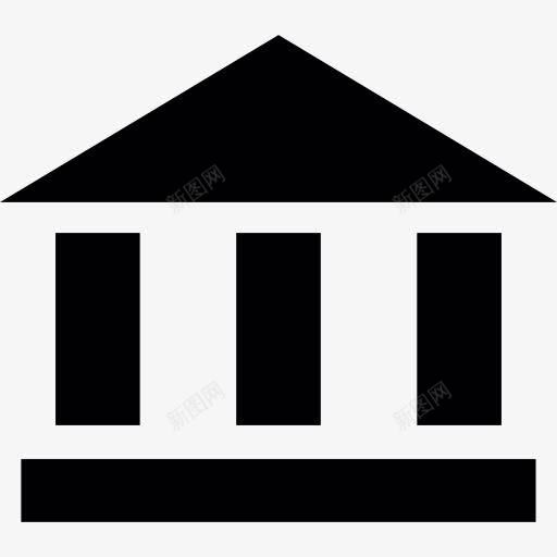 博物馆图标png_新图网 https://ixintu.com 古老的银行 寺庙 希腊 建筑 纪念碑 银行