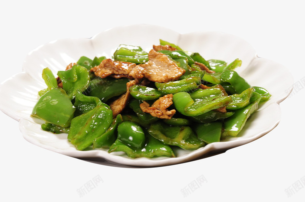 精品美食青椒炒肉丝png免抠素材_新图网 https://ixintu.com 回锅肉 家常菜 川味 炒肉 炒锅 肉片 青椒 青椒炒肉