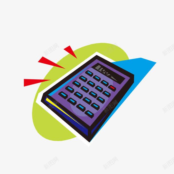 手绘计算器png免抠素材_新图网 https://ixintu.com 公式 数学 算数 计算器