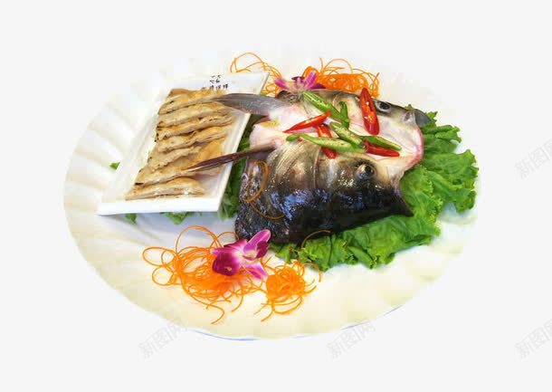 鱼头泡饼png免抠素材_新图网 https://ixintu.com 美味 美食 餐饮 饮食 鱼头泡饼