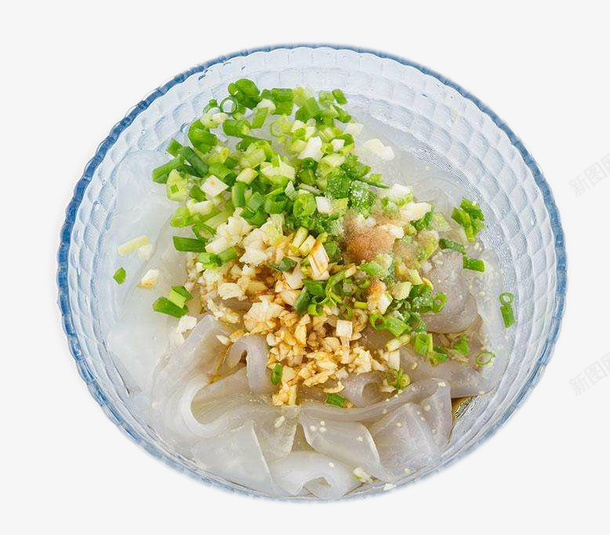 凉拌葱花儿米皮儿png免抠素材_新图网 https://ixintu.com 凉皮 凉皮儿 白米皮 秦镇米皮 米皮 葱花米皮儿