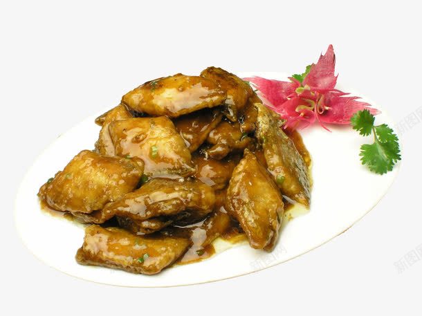 红烧带鱼png免抠素材_新图网 https://ixintu.com 产品实物 新鲜 红烧带鱼 美味 营养 鱼