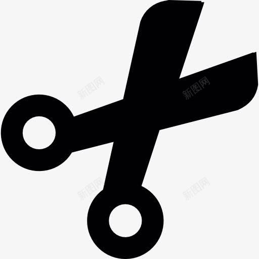 张开的剪刀图标png_新图网 https://ixintu.com 切割 剪 剪刀 图形编辑 形状