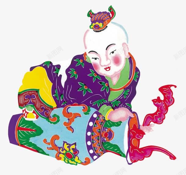 古典人物png免抠素材_新图网 https://ixintu.com 人 瓶子 花 花瓶