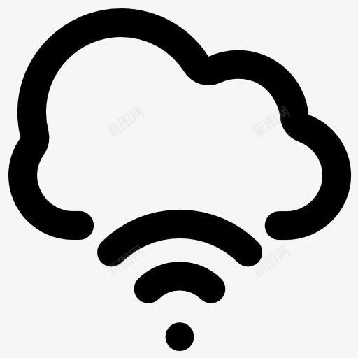 云计算图标png_新图网 https://ixintu.com 云存储 云计算 多媒体 技术 数据存储 文件存储 无线 无线连接