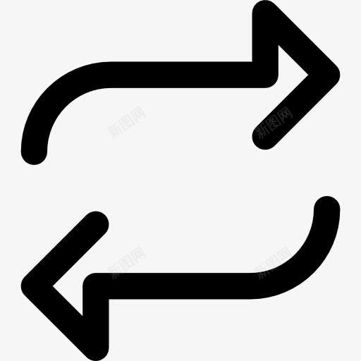重复图标png_新图网 https://ixintu.com 多媒体选项 定位 界面 箭头方向 重复